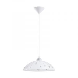 Suspension blanche en verre, Kaj