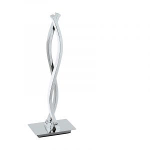 Lampe de table chromée en aluminium, Arantxa, 5W, 3000K LED, avec interrupteur
