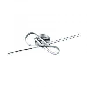 Lampe plafond chromée en aluminium, Tinus, 10W, 3000K LED