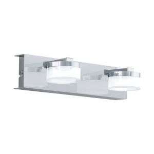 Applique murale chromée en plastique, Busra, 7W, 3000K LED, IP44