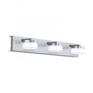 Applique murale chromée en plastique, Busra, 7W, 3000K LED, IP44