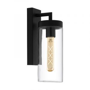 Luminaire extérieur noire en métal, Quinn, IP44