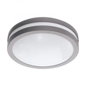 Luminaire extérieur argenté en métal, Justin, IP44