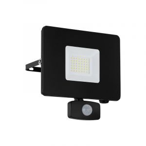 Applique extérieur avec détecteur de mouvement noire en aluminium, Joey, IP44