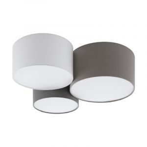 Lampe plafond blanche en acier, Regina