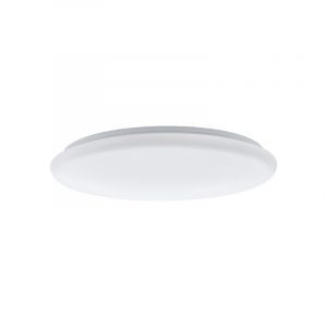 Lampe plafond blanche en acier, Patryk, 40W, couleur réglable LED