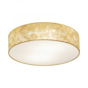 Plafonnier beige en métal, Megan