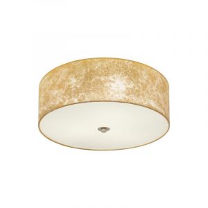 Plafonnier beige en métal, Megan