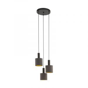 Suspension marronne en tissu, Mies