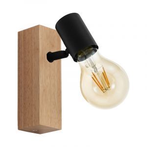 Spot plafond en bois marron, Anton