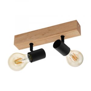 Spot plafond en bois marron, Anton