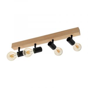 Spot plafond en bois marron, Anton