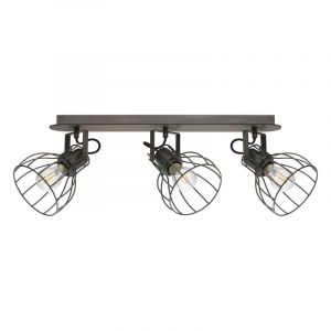 Spot plafond en bois marron, Tjarda