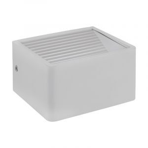 Luminaire extérieur blanche en aluminium, Nicoliene, 6W, 3000K LED, IP65