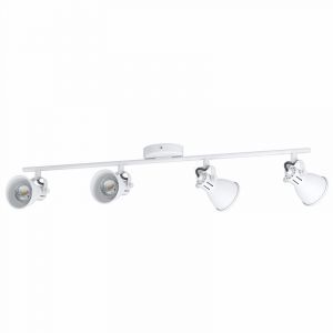 Spot plafond blanc en acier, Tinke