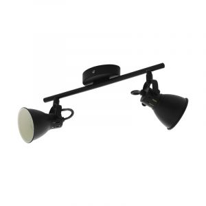 Spot plafond noir en acier, Tinke