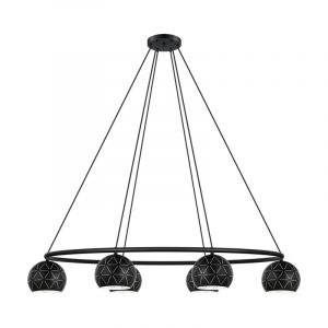 Suspension noire en acier, Madelein