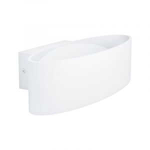 Applique murale blanche en aluminium, Elmar, 10W, 3000K LED