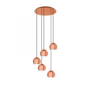 Suspension cuivre en verre, Iroma