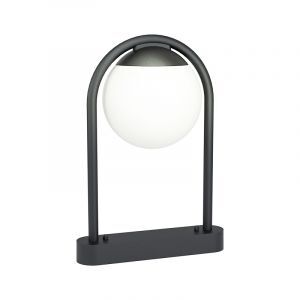 Luminaire extérieur noir en acier, Lynne, IP44