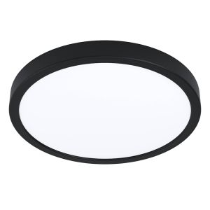 Plafonnier connecté blanc en plastique, Geraldo, 19,5W, blanc chaud à froid réglable LED, IP44