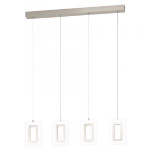 Suspension nickel en plastique, Niels, 5W, 3000K LED