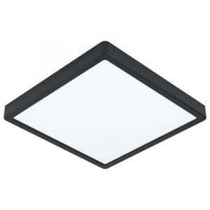 Plafonnier noir en acier, Pascale, 20W, 4000K LED