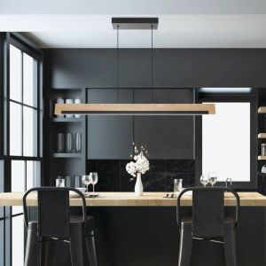Suspension bois, Ludovica, 25W, 3000K LED