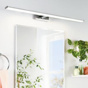 Éclairage miroir chromé en plastique, Nancy, 13,5W, 4000K LED, IP44