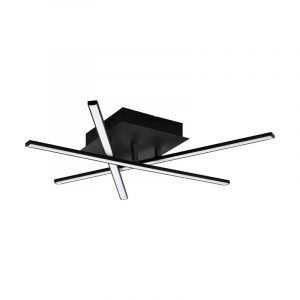 Lampe plafond noire en aluminium, Arantxa, 10W, 3000K LED