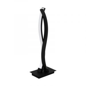 Lampe de table noire en aluminium, Arantxa, 10W, 3000K LED, avec interrupteur