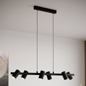 Suspension noire en acier, Patrice