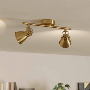 Spot plafond doré en aluminium, Tinke