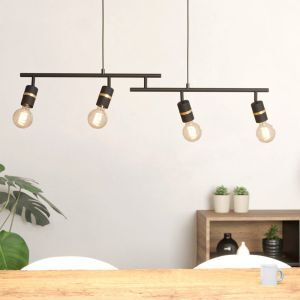 Suspension noire en aluminium, Jelger