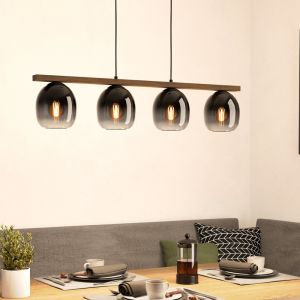 Suspension marronne en aluminium, Frida