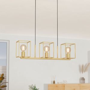 Suspension dorée en aluminium, Teis