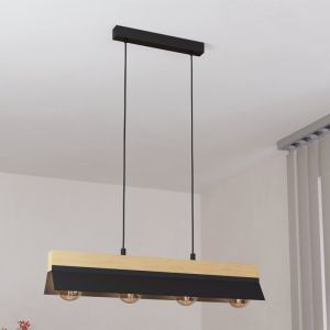 Suspension noire en aluminium, Kyla