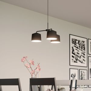 Suspension noire en aluminium, Vinod