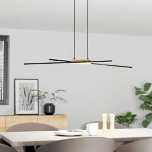Suspension noire en aluminium, Leintje, 13W, 3000K LED