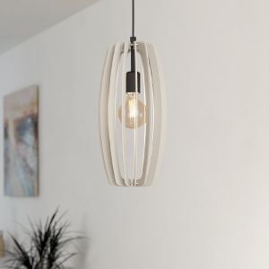Suspension en bois grise, Wilko