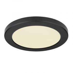 Lampe plafond noire en plastique, Cage, 18W, couleur réglable LED
