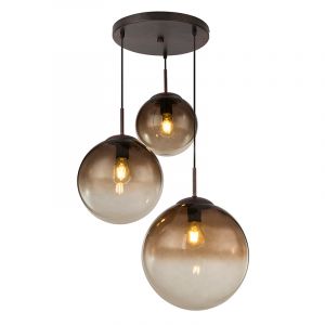 Suspension ambre en verre, Novia