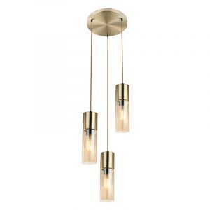 Suspension ambre en verre, Xena