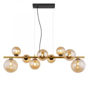 Suspension ambre en verre, Melinda