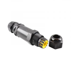 Raccord de câble étanche noir IP68, max 3 x 1,5mm
