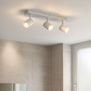 Spot plafond blanc moderne, Ciara, IP44