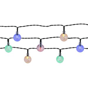 Éclairage de jardin à cordon solaire 30 LED multicolore