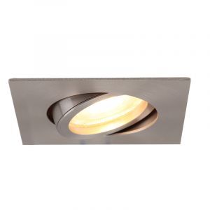 Spot encastré gris en aluminium, Onno