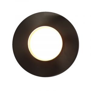 Spot encastré salle de bain chromé en aluminium, Pierre, IP44