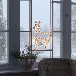 Renne de Noël LED, éclairé des deux côtés avec 50 LED